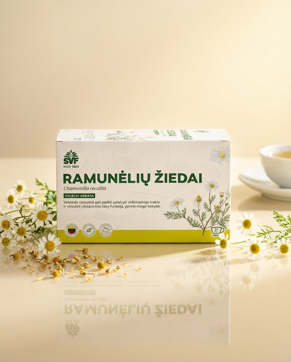 Ramunėlių Žiedai Arbata | Chamomile Flower Tea