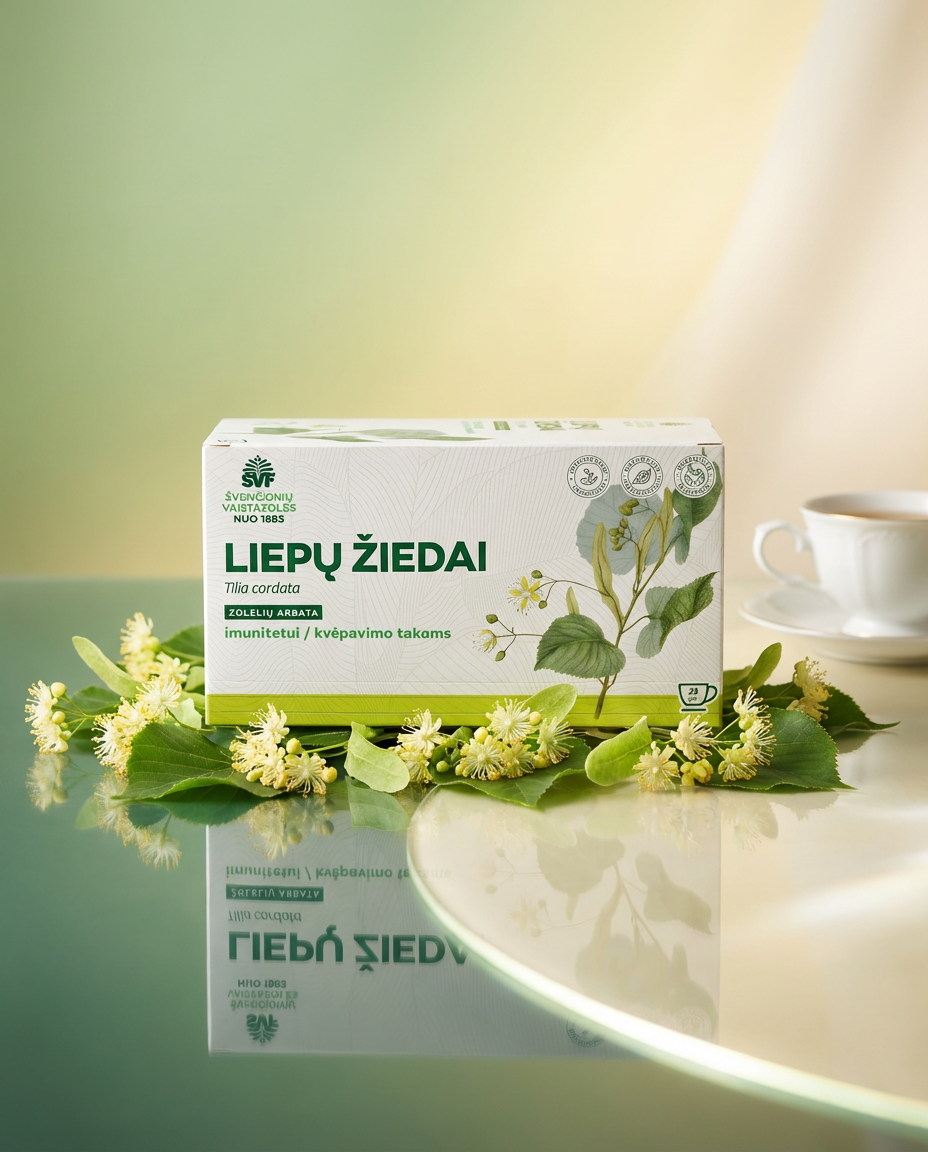 Liepų Žiedia Arbata | Linden Flower Tea