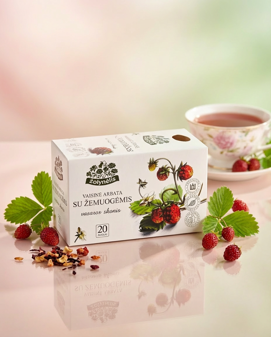 Wild strawberry tea