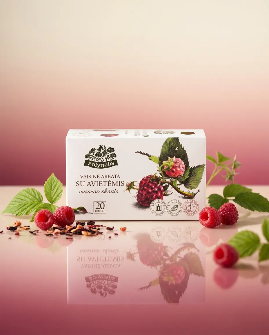Vaisinė Arbata su Avietėmis | Fruit Tea with Raspberries